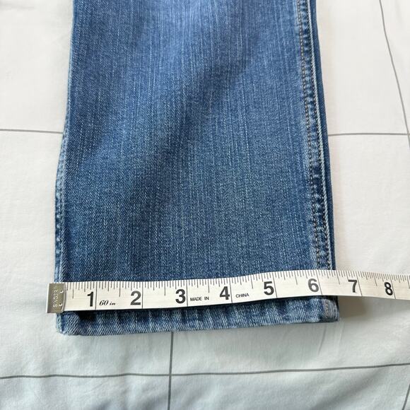 Abercrombie & Fitch Jeans Womens 28 Blue Mom High Rise Straight Leg Denim Medium - Picture 11 of 11